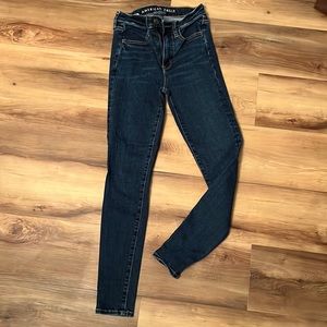 American Eagle size 2 super hi rise jegging